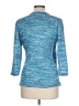 Cato Blue 3/4 Sleeve Top Size L - photo 2
