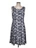 Perceptions Argyle Blue Casual Dress Size L - photo 1