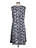 Perceptions Argyle Blue Casual Dress Size L - photo 2