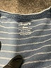 Carter's 100% Cotton Stripes Blue Long Sleeve Onesie 0-3 MO / 3 MO - photo 3