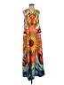 Unbranded Tropical Orange Yellow Casual Dress Size S - photo 1