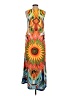 Unbranded Tropical Orange Yellow Casual Dress Size S - photo 2