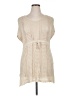 Merokeety 100% Viscose Ivory Short Sleeve Top Size XL - photo 1