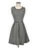 Le Lis Stripes Black Casual Dress Size S - photo 1