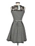 Le Lis Stripes Black Casual Dress Size S - photo 2
