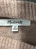 Madewell Color Block Brown Pullover Sweater Size XS - photo 7