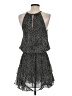 Unbranded 100% Silk Polka Dots Black Cocktail Dress Size P (petite) - photo 2