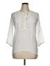 B-Design Ivory 3/4 Sleeve Blouse Size XL - photo 1