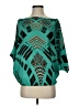 Abbeline 100% Microfiber Teal 3/4 Sleeve Blouse Size XS - photo 1