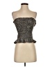 1.State 100% Polyester Brown Tube Top Size S - photo 1