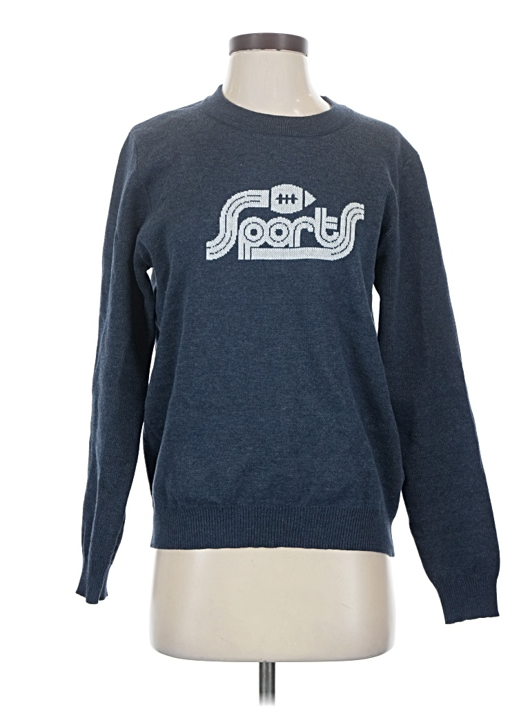 Pre-owned Unbranded Pullover Sweater In Blue