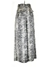 Muse 100% Polyester Paisley Silver Casual Pants Size M - photo 1