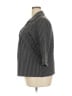 Soft by Avenue Houndstooth Gray Blazer Size 18 - photo 5