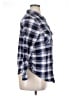 Eden & Olivia Plaid Blue Long Sleeve Button-Down Shirt Size 1X - photo 4