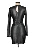 Aqua Metallic Silver Cocktail Dress Size M - photo 2