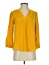 Vince Camuto 100% Polyester Yellow 3/4 Sleeve Blouse Size XS - photo 1