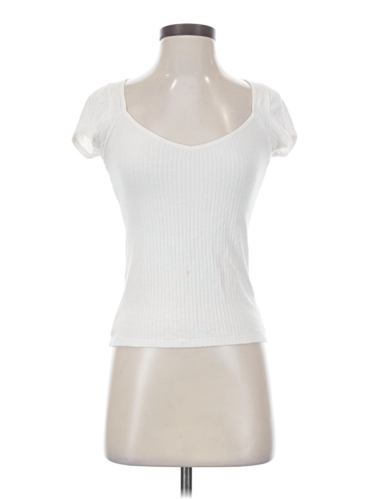 Pre-owned Reformation Jeans Short Sleeve T-shirt In White