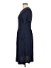 Assorted Brands Solid Blue Casual Dress Size L - photo 5