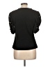 Shein Black 3/4 Sleeve Blouse Size 12 - photo 2