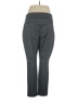 dalia Solid Gray Active Pants Size XL - photo 2