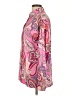 Unbranded Paisley Pink Long Sleeve Blouse Size L - photo 5