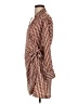 H&M 100% Polyester Houndstooth Brown Casual Dress Size S - photo 5