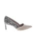 Kelly & Katie Graphic Gray Tan Heels Size 8 - photo 1