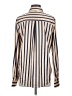 Lulus 100% Polyester Stripes Ivory Long Sleeve Blouse Size S - photo 2