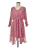 White Birch 100% Polyester Paisley Pink Casual Dress Size M - photo 1
