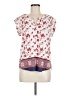 Daniel Rainn Ivory Short Sleeve Blouse Size M - photo 1