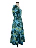 Draper James 100% Polyester Tropical Blue Casual Dress Size 2 - photo 4