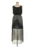 AB Studio 100% Polyester Chevron-herringbone Black Casual Dress Size XL - photo 1