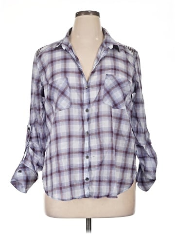 Rock & Republic 3/4 Sleeve Button-Down Shirt (view 1)