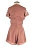 Honey Punch 100% Rayon Hearts Brown Romper Size XS - photo 2