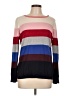 Talbots Stripes Pink Pullover Sweater Size 12 - photo 1