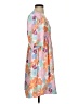 Unbranded 100% Polyester Tropical Orange Pink Casual Dress Size S - photo 4