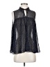 LC Lauren Conrad 100% Polyester Blue Sleeveless Blouse Size S - photo 1