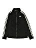 Adidas 100% Polyester Stripes Black Track Jacket Size 14 - photo 1