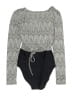FP Movement Chevron-herringbone Gray Bodysuit Size XS - photo 2