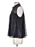 LC Lauren Conrad 100% Polyester Blue Sleeveless Blouse Size S - photo 5