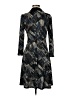 Connected Apparel Graphic Black Casual Dress Size 6 - photo 2