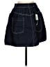 Sage the Label Solid Blue Denim Skirt Size S - photo 2