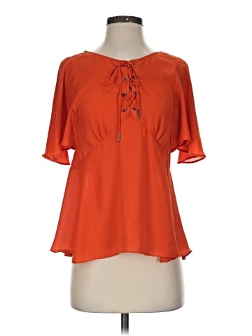 HD in Paris Short Sleeve Blouse (view 1)