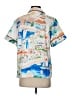 Sheshow Tropical White Short Sleeve Blouse Size S - photo 2