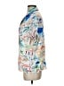 Sheshow Tropical White Short Sleeve Blouse Size S - photo 5