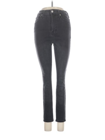 Madewell Petite 11" High-Rise Skinny Jeans in Lunar Wash (view 1)
