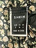 Shein 100% Polyester Floral Black Casual Skirt Size 4 - photo 4