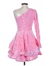 Unbranded 100% Polyester Pink Cocktail Dress Size 2 - photo 2
