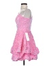 Unbranded 100% Polyester Pink Cocktail Dress Size 2 - photo 5