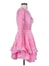 Unbranded 100% Polyester Pink Cocktail Dress Size 2 - photo 4